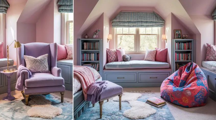 10 Must-Have Girls Bedroom Furniture Pieces for Every Style 5 Cozy Seating