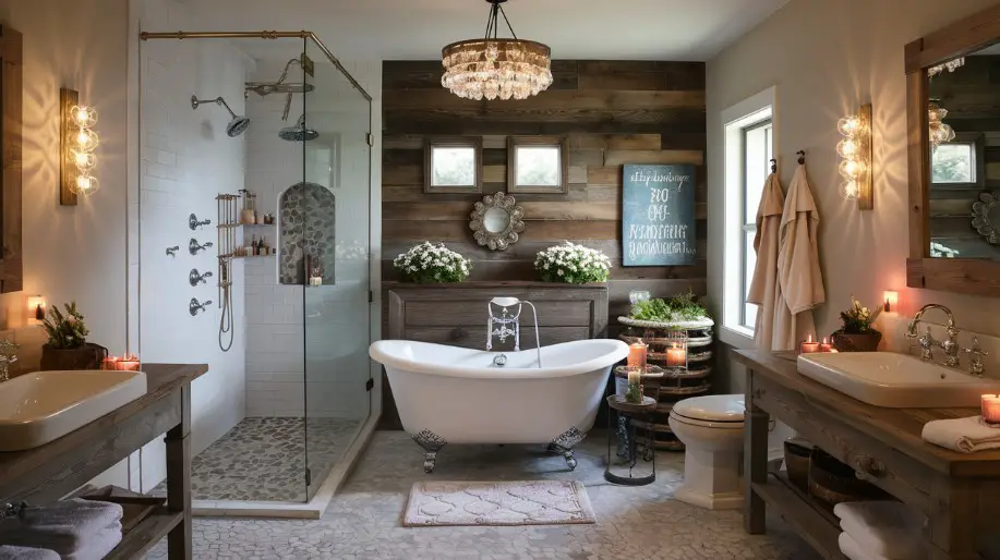10 DIY Farmhouse Bathroom Décor Ideas You Need to Try 7 Create a Spa-Like Atmosphere
