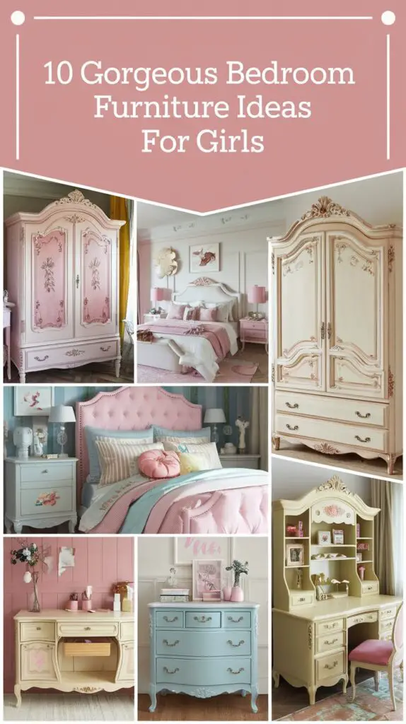 10 Must-Have Girls Bedroom Furniture Pieces for Every Style 11 Girls Bedroom Furniture Pieces