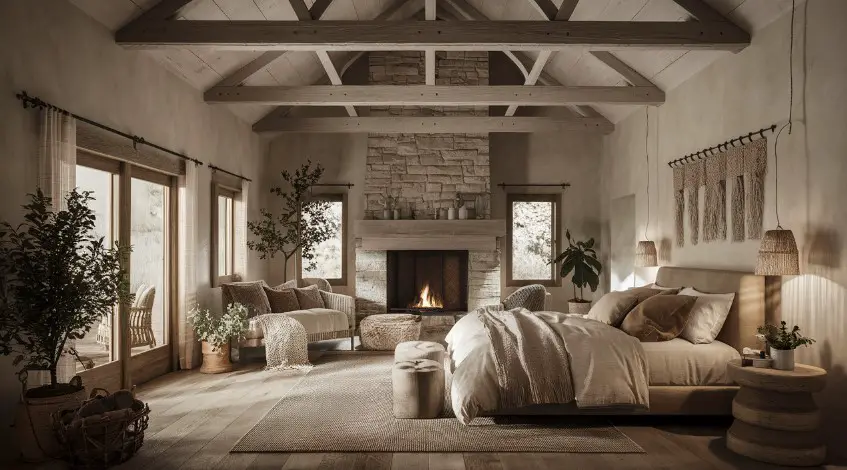 10 Charming Rustic Farmhouse Bedroom Images to Inspire Your Decor 5 Natural Elements