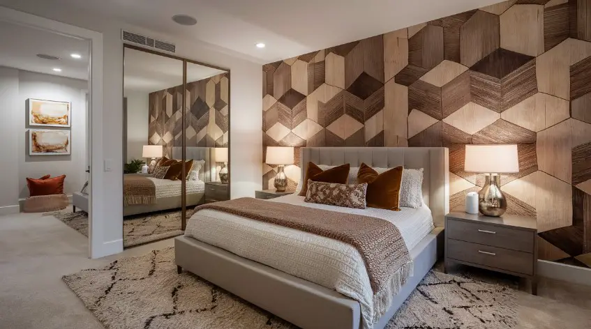 10 Stunning Master Bedroom Accent Wall Ideas You Need to See 2 Peel-and-Stick Wallpaper