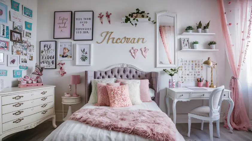 10 Must-Have Girls Bedroom Furniture Pieces for Every Style 8 Personalized Wall Decor