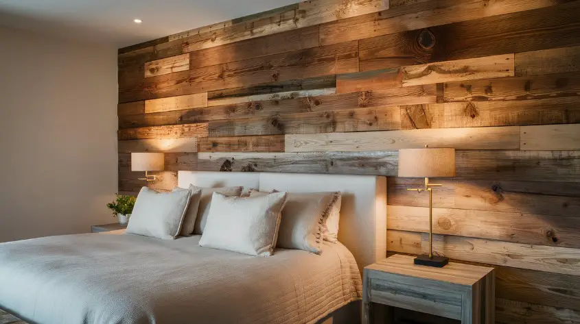 10 Stunning Master Bedroom Accent Wall Ideas You Need to See 5 Reclaimed Wood Accent Wall