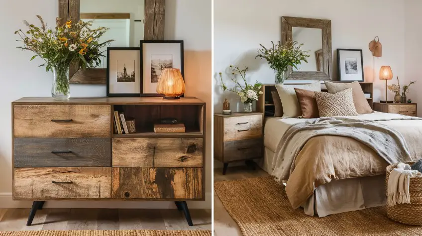 10 Modern Dresser Designs to Elevate Your Bedroom Décor 4 Rustic Charm