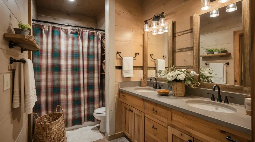 Rustic Shower Curtain
