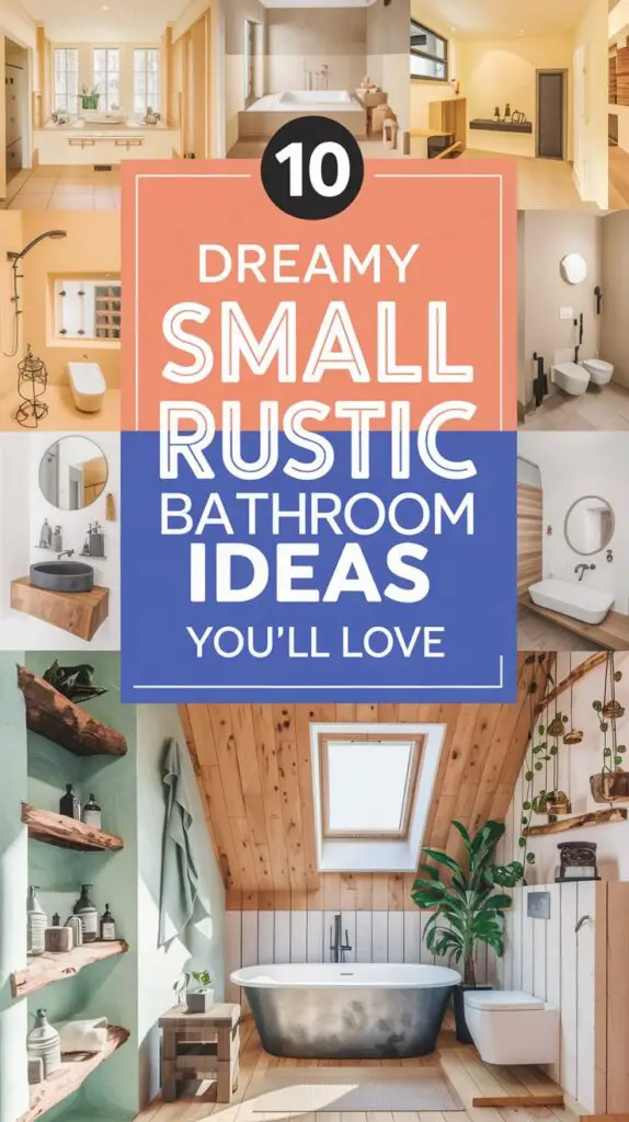 10 Budget-Friendly Small Rustic Bathroom Ideas to Try 11 Small Rustic Bathroom Ideas