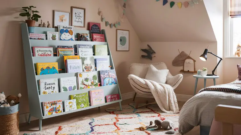 10 Must-Have Girls Bedroom Furniture Pieces for Every Style 4 Stylish Bookcase