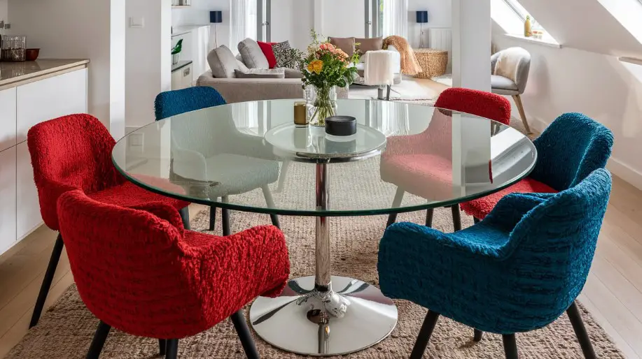 Transparent Glass Tables