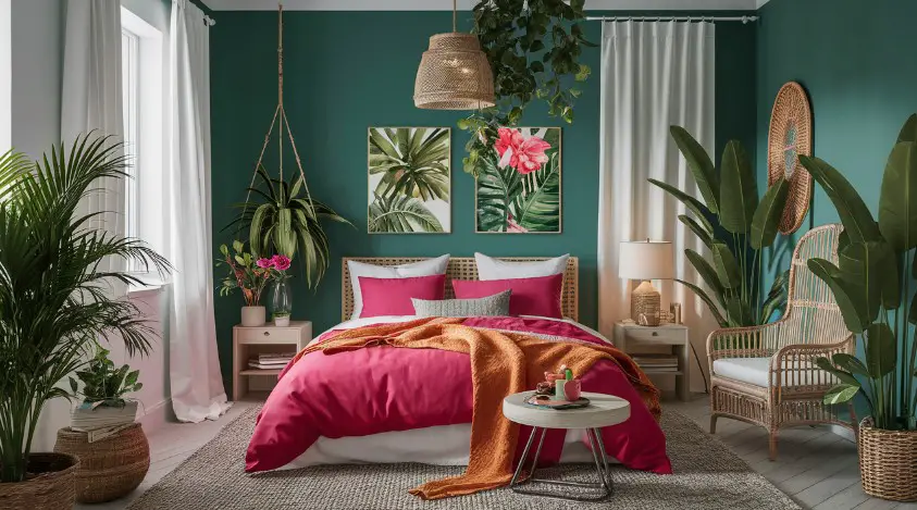 10 Must-Try Bedroom Color Schemes for a Fresh Look 10 Vibrant Tropical Oasis