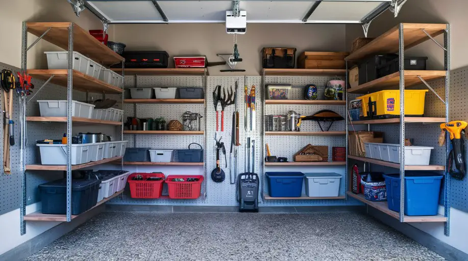 6 Genius Garage Shelving Ideas to Declutter Your Space 1 Wall-Mounted Shelving Units