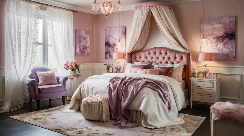 romantic bedroom colors ideas