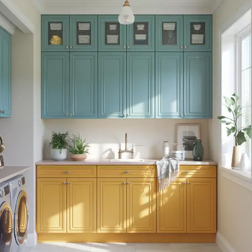10 Stunning Modern Laundry Room Cabinet Ideas You’ll Love 6 Colorful Cabinets to Brighten the Space