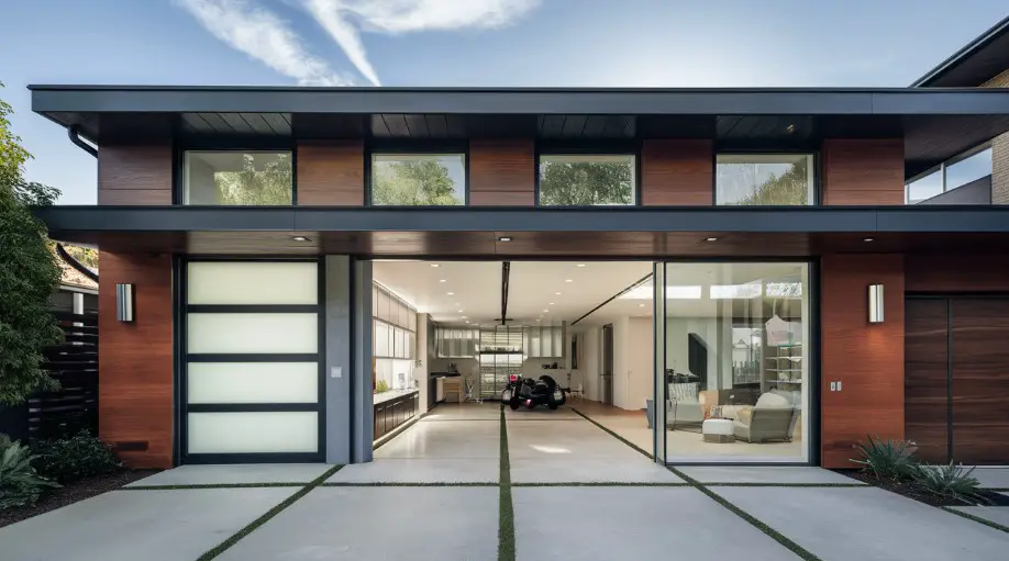 10 Modern Garage Doors to Elevate Your Home's Aesthetic 1 Glass Garage Doors