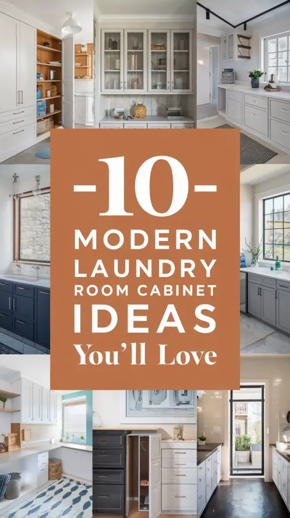 10 Stunning Modern Laundry Room Cabinet Ideas You’ll Love 11 Modern Laundry Room Cabinet Ideas
