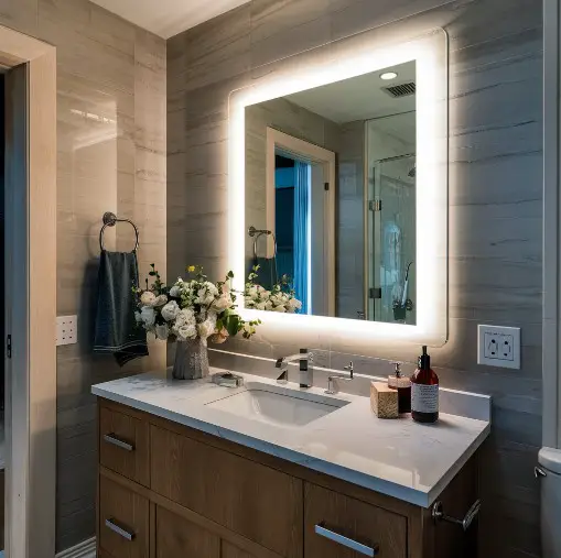 10 Stylish Bathroom Mirror Ideas That Will Elevate Your Space 2 Backlit Mirrors