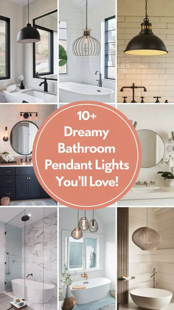 10 Creative Bathroom Pendant Lighting Ideas You’ll Love 11 Bathroom Pendant Lighting Ideas