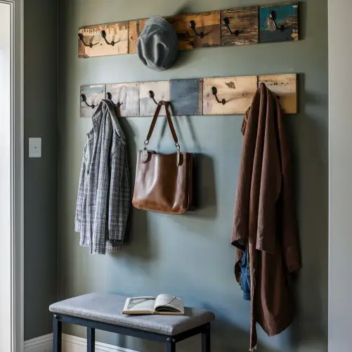 10 Must-See Modern Rustic Entryway Ideas for Your Home 5 Functional Wall Hooks