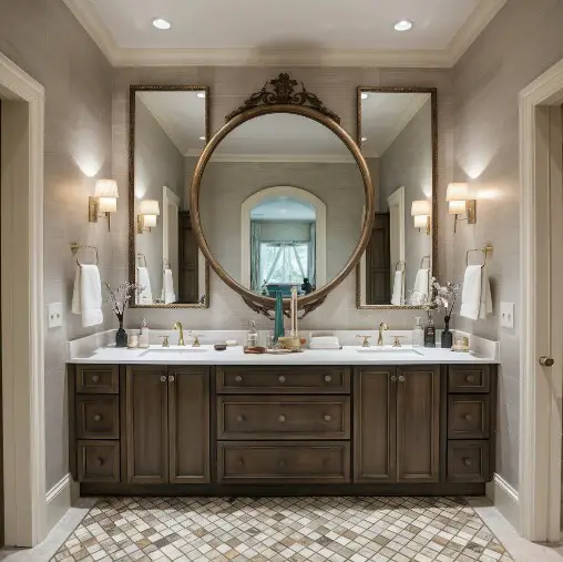 10 Elegant Bathroom Mirror Ideas That Will Elevate Your Décor 9 Large Statement Mirrors