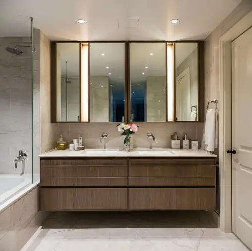 10 Stylish Bathroom Mirror Ideas That Will Elevate Your Space 4 Mirrored Cabinets