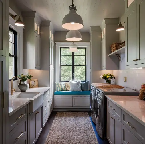 10 Small Laundry Room Makeover Ideas That Will Blow Your Mind 8 Optimize Lighting