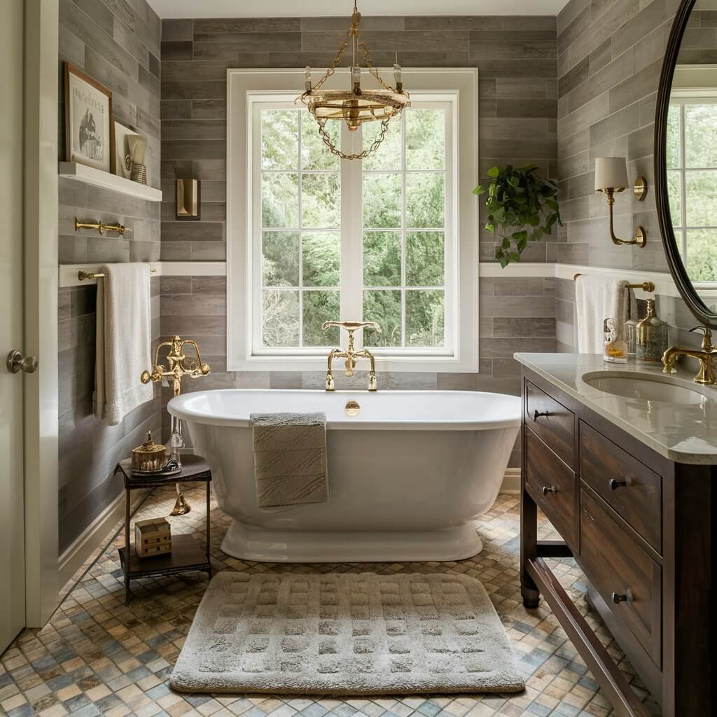 10 Must-Have Spa Bathroom Accessories for a Relaxing Retreat 5 Elegant spa bathroom accessories featuring high-quality bath mats and rugs in calming neutral tones, adding comfort and style to your bathroom decor. Perfect for creating a serene atmosphere, these plush mats enhance the luxurious spa-like experience in your home.