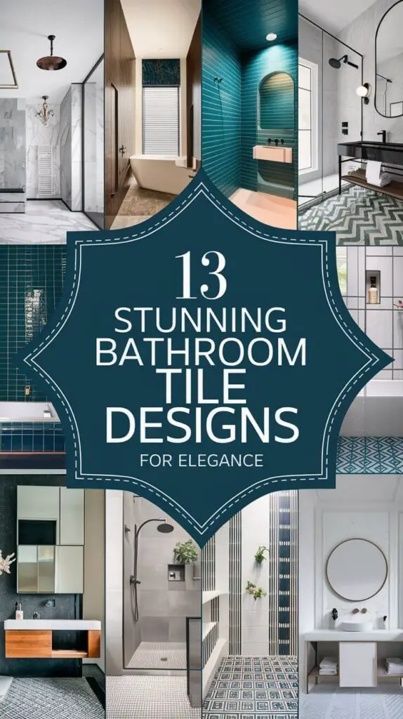 13 Unique Luxury Bathroom Tile Designs to Consider 14 Luxury Bathroom Tile Designs