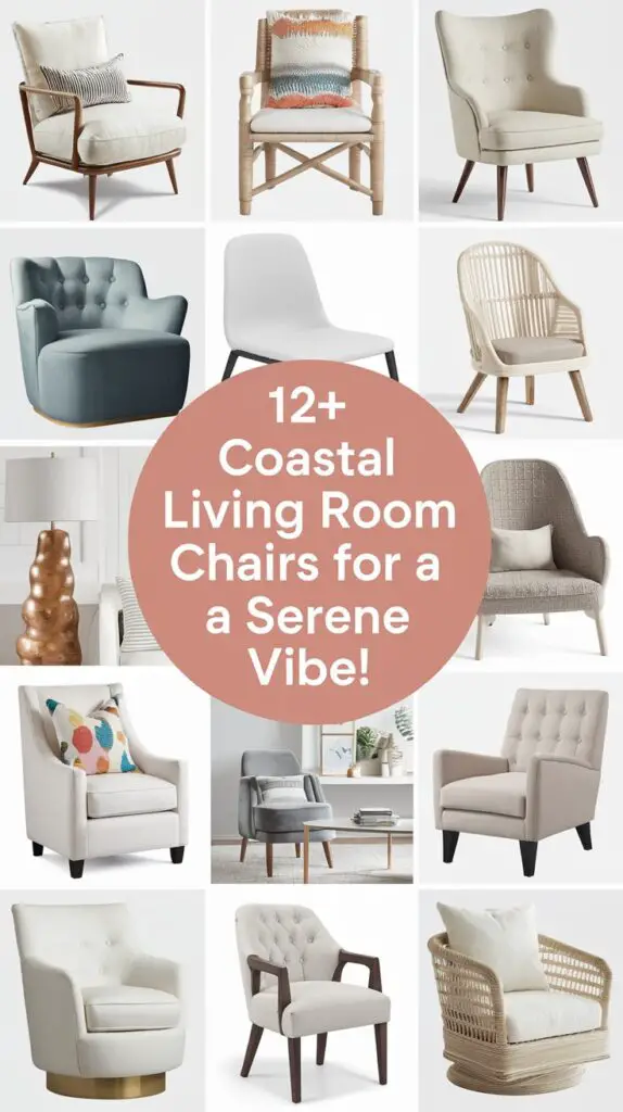 12 Coastal Living Room Chairs Perfect for Lazy Summer Days 13 Coastal Living Room Chairs