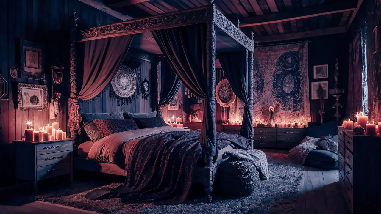 Dark Boho Bedroom Ideas