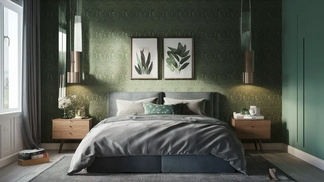 Green Bedroom Wallpaper Ideas