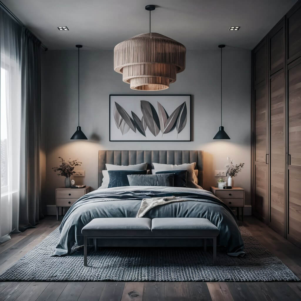 12 Modern Bedroom Door Ideas to Elevate Your Interior Design 2 Minimalist flush door design for a modern bedroom – this sleek and seamless bedroom door idea enhances a minimalist aesthetic. With its smooth, flat surface and clean lines, the flush door provides a contemporary touch, perfect for small spaces or modern interiors. Ideal for those seeking understated elegance, this bedroom door style creates a clutter-free look while adding sophistication to any decor.
