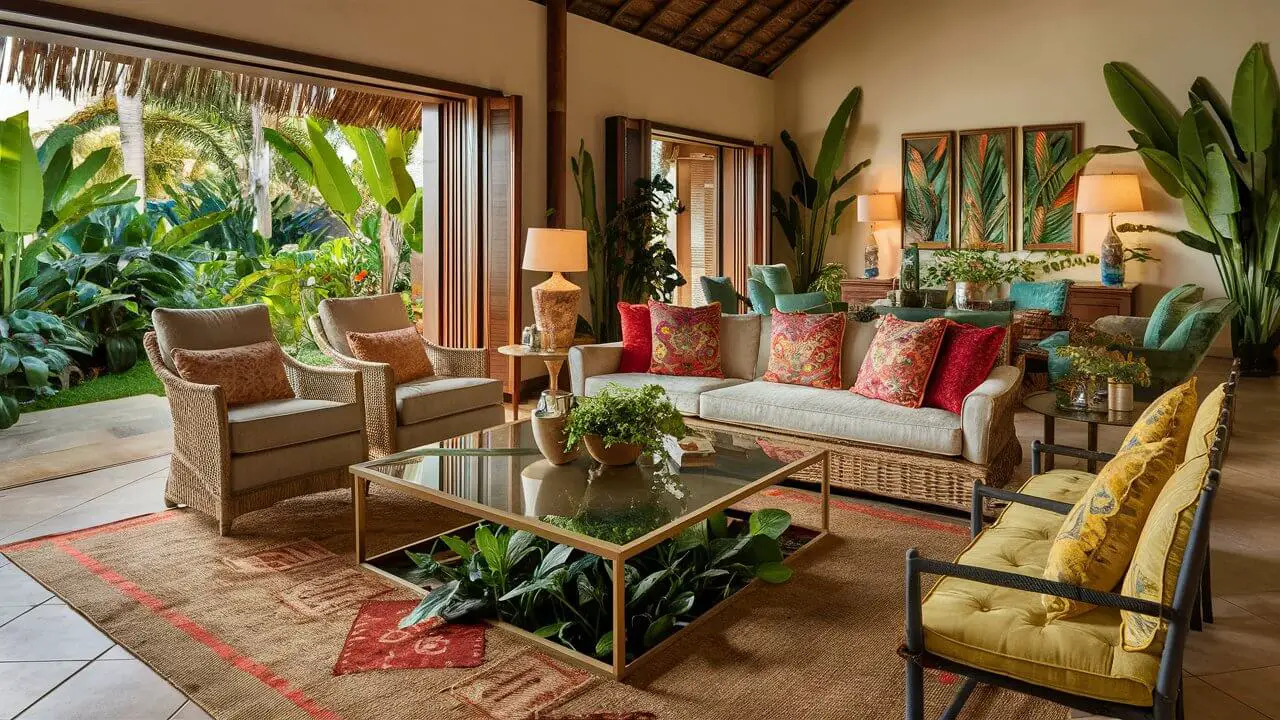 Tropical Living Room Ideas