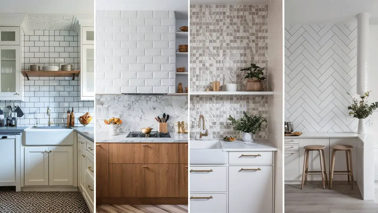 White Kitchen Backsplash Ideas
