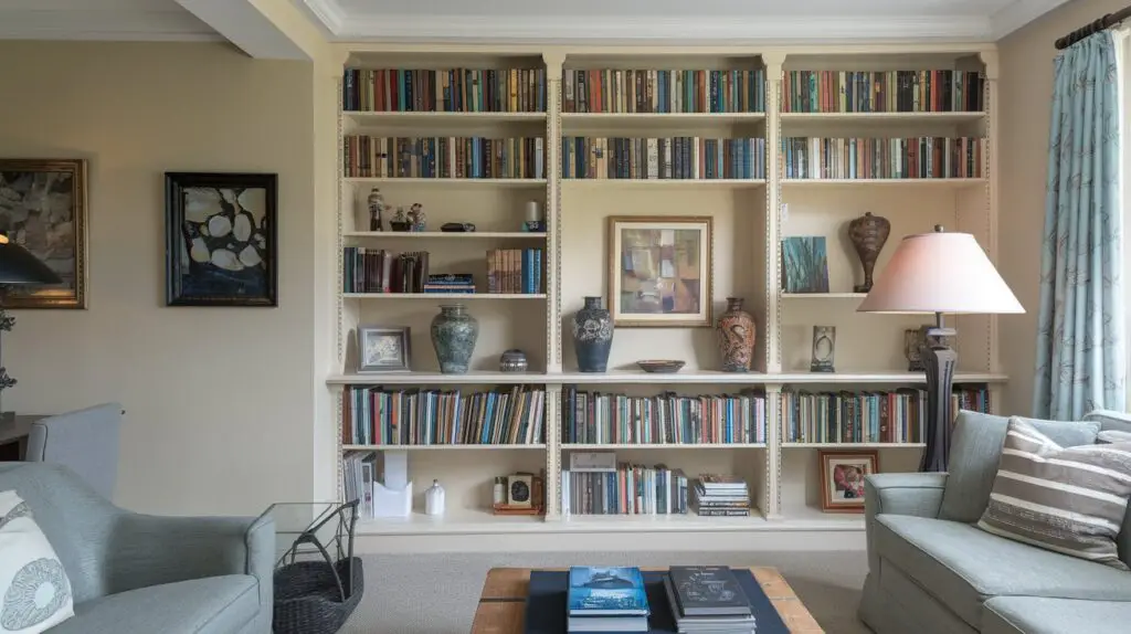 Living Room Bookshelf Décor Ideas