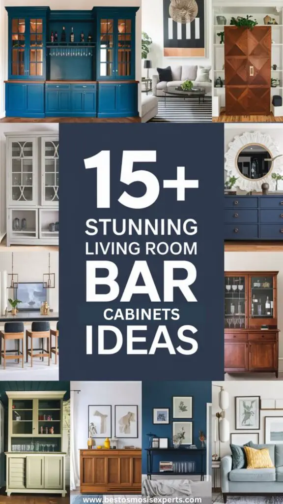 15 Stunning Living Room Modern Bar Cabinet Ideas to Elevate Your Space 15 Living Room Modern Bar Cabinet Ideas