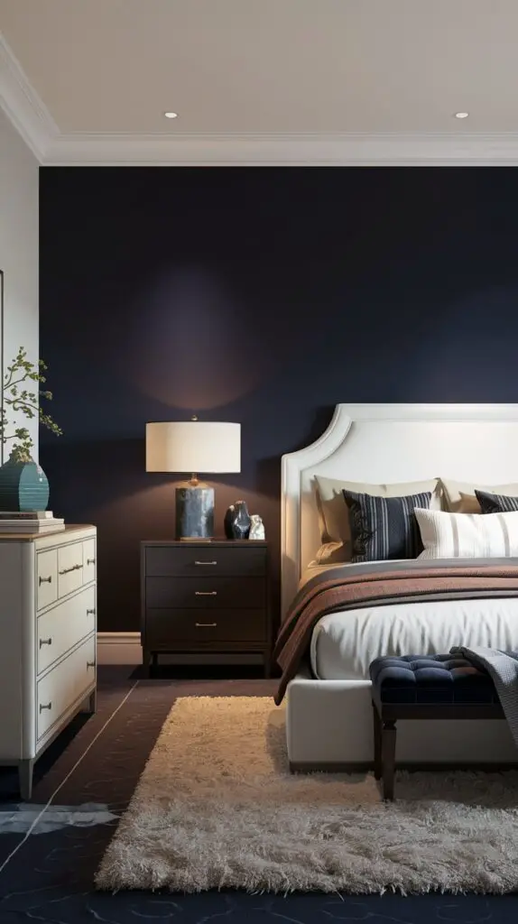 15 Transitional Bedroom Ideas for Small Spaces 9 Accent Wall