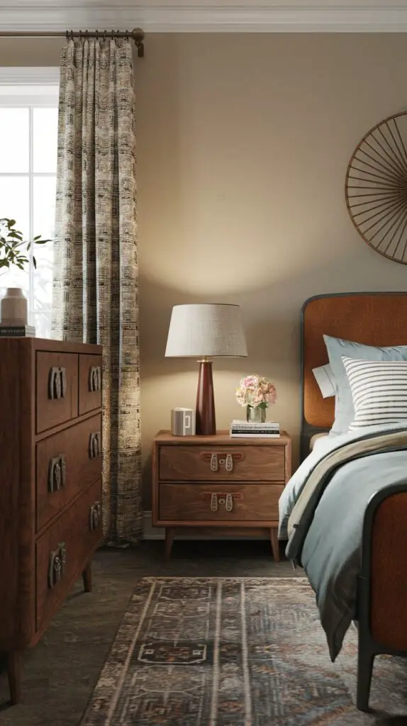 15 Retro Bedroom Décor Ideas to Transform Your Space 13 Classic Dressers
