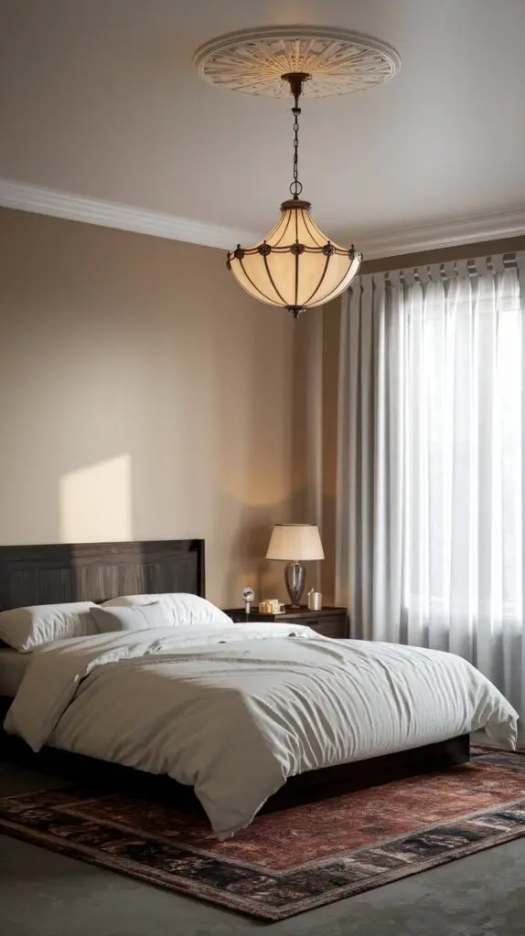 15 Retro Bedroom Décor Ideas to Transform Your Space 5 classic lighting