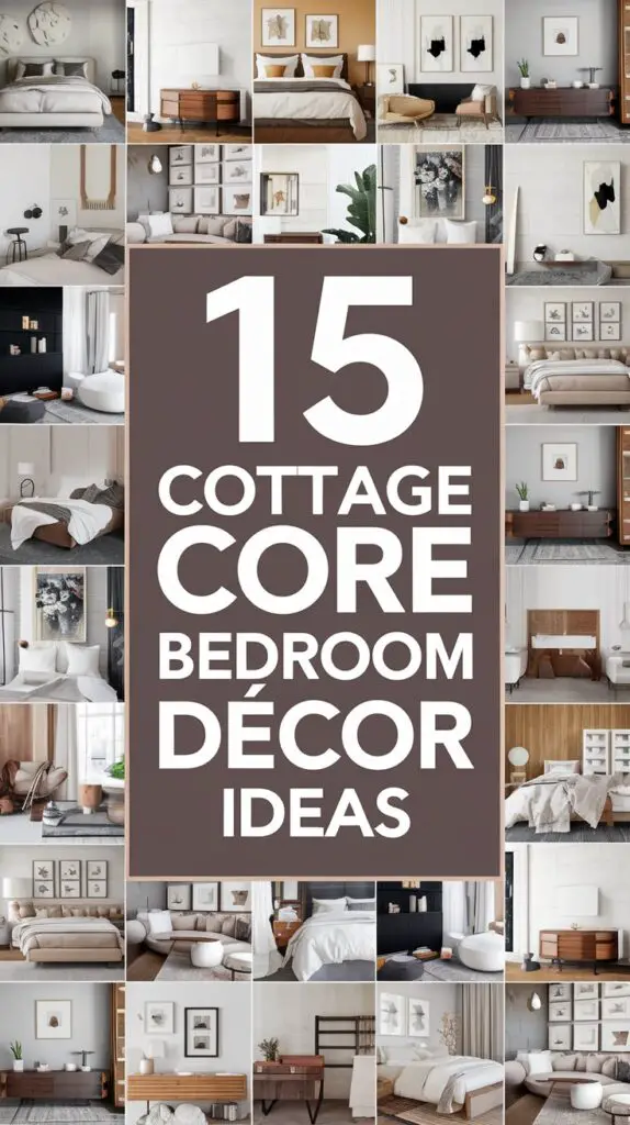 15 Cottage Core Bedroom Décor Ideas for a Cozy Retreat 16 Cottage Core Bedroom Décor Ideas