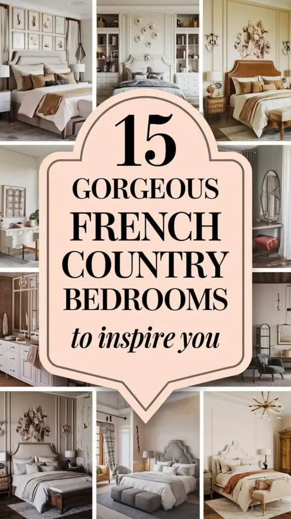 French Country Décor Bedroom Ideas