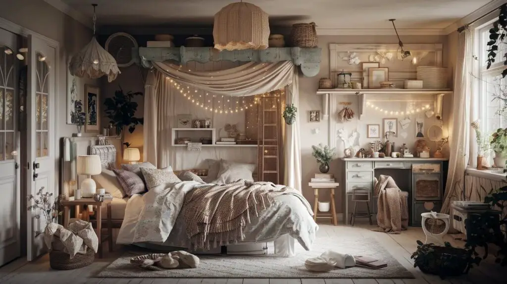 How to Create a Cottage Core Bedroom on a Budget