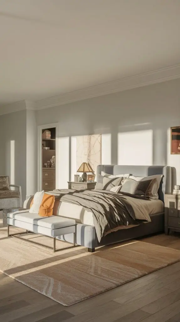 15 Transitional Bedroom Ideas for Small Spaces 1 Neutral Color Palette