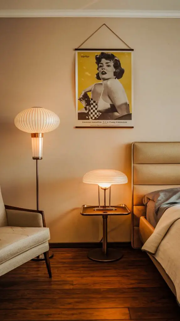 15 Retro Bedroom Décor Ideas to Transform Your Space 6 Retro Art
