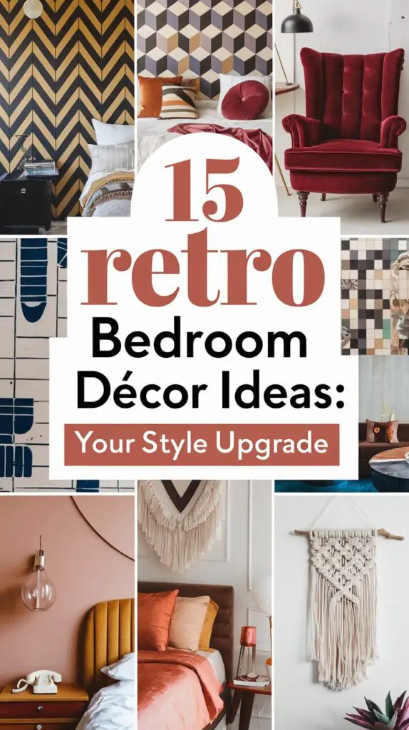 15 Retro Bedroom Décor Ideas to Transform Your Space 16 Retro Bedroom Décor Ideas
