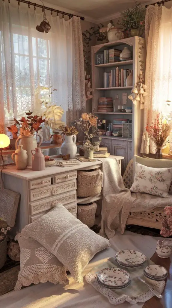 How to Create a Cottage Core Bedroom on a Budget: Thrifted Finds & DIY Projects 1 cottage core thrives on imperfection