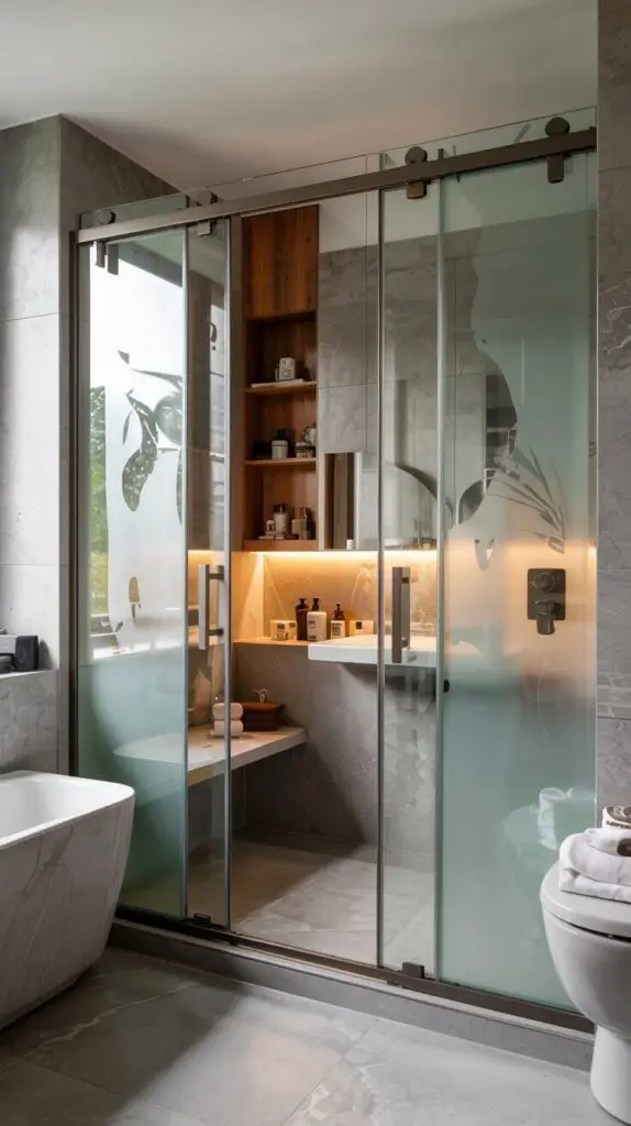 15 Stunning Glass Shower Doors Sliding Ideas for a Modern Bathroom 8 Tinted Glass Options