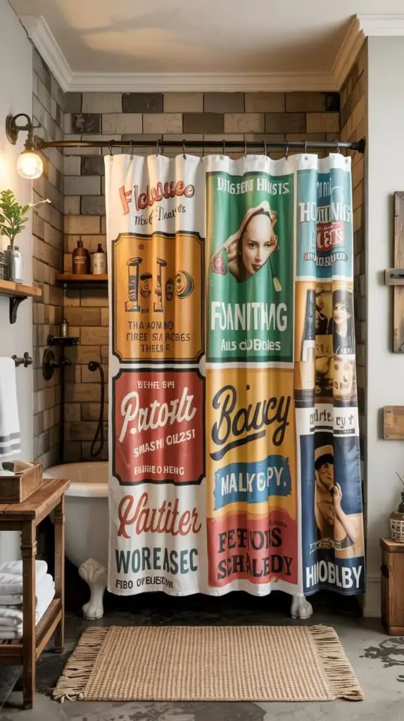 15 Farmhouse Shower Curtain Ideas to Transform Your Bathroom 9 Vintage Advertisements
