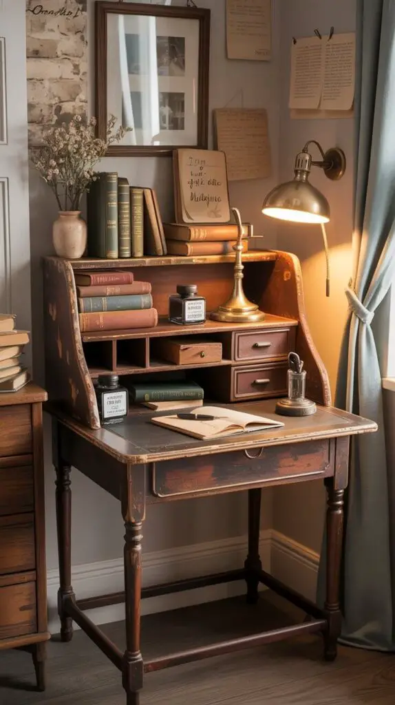 Vintage Writing Desk Ideas That’ll Make You Want to Write That Novel Already 4 Antique School Desk – A+ in Style