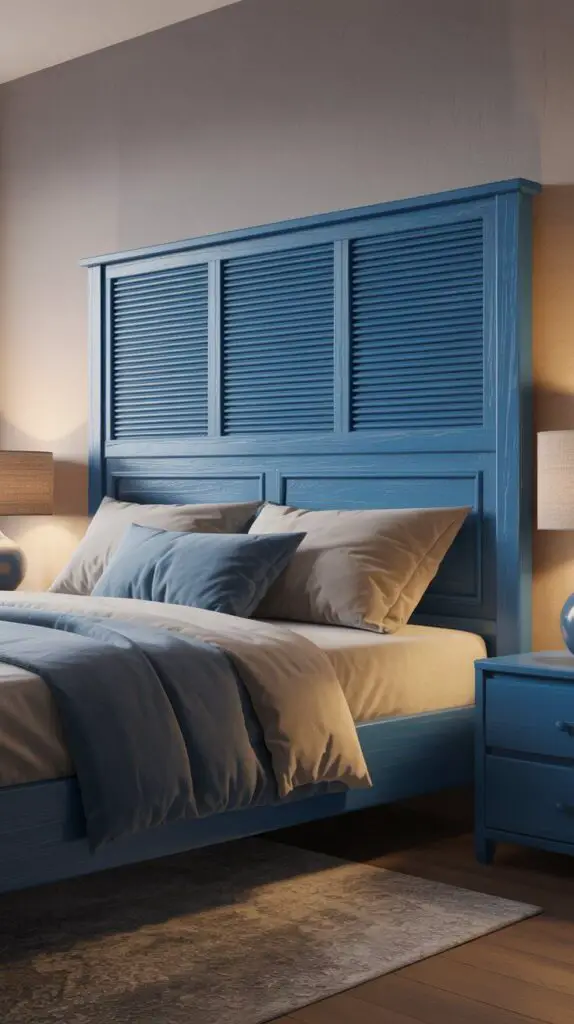 13 Stunning Modern Blue Bedroom Furniture Pieces You Need to See 7 Layer With a Blue Wood Headboard