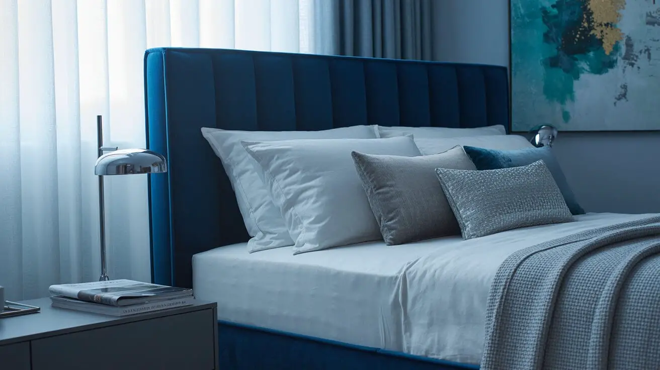 Modern Blue Bedroom Furniture Pieces
