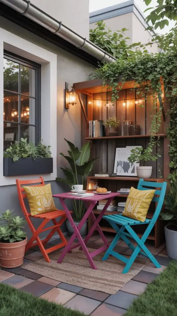 Backyard Seating Area Ideas That’ll Make You Want to Ditch the Couch 6 Bistro Set Moments Small Yard No Problem.